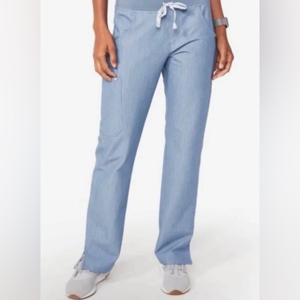 •FIGS• Yola Skinny Scrub Pants PO# 1857 Blue